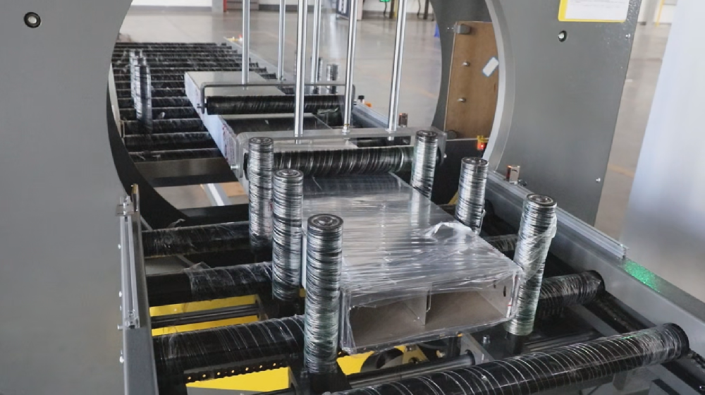 水平缠绕机:长条形货物的 “专属包装专家”